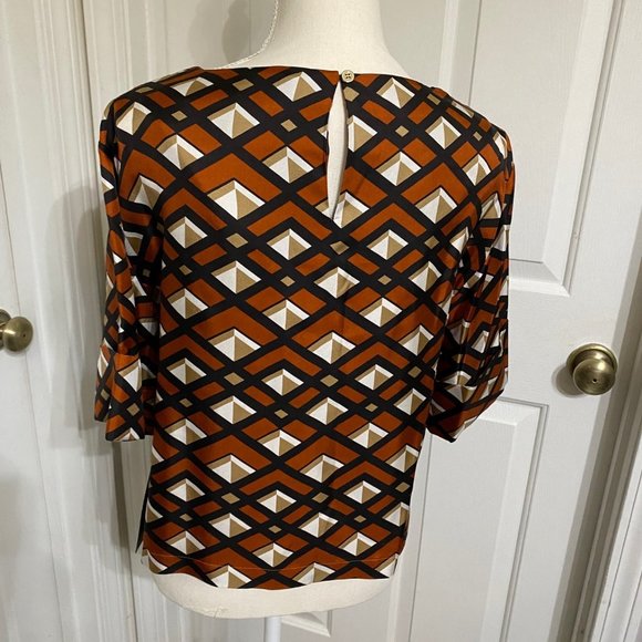 00 NWT Chico's Black Label 100% Silk Top - Picture 4 of 7